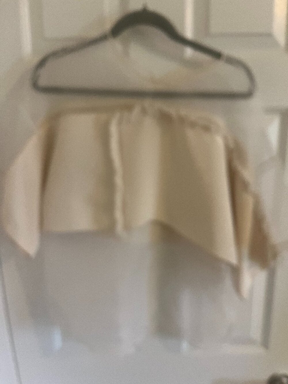 Partially sheer off-white Philip Lim top